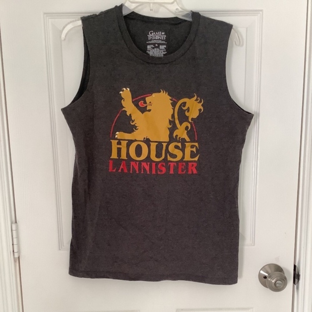 HBO/Game of Thrones House of Lannister Tank Top XL LIKE NEW OTHER